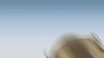 A Close Up Of A Cartoon Character 'S Face With Its Mouth Open GIF
