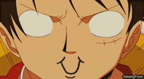 A Close Up Of A Cartoon Character 'S Face With Makeagif.com Written On The Bottom GIF