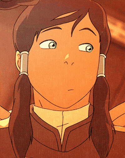 A Close Up Of A Cartoon Character 'S Face With Ponytails GIF