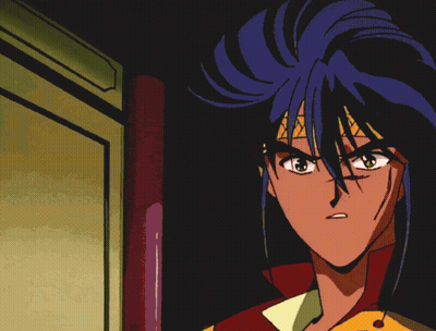 A Close Up Of A Cartoon Character 'S Face With Red Hair GIF