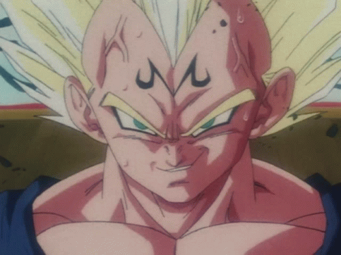 A Close Up Of A Cartoon Character 'S Face With The Letter V On His Forehead GIF