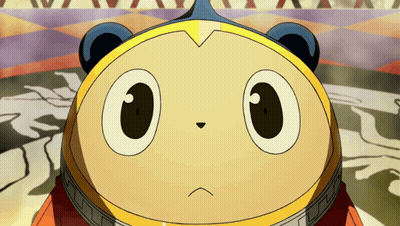A Close Up Of A Cartoon Character 'S Face With The Number 0 On It GIF
