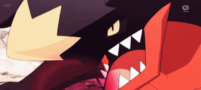 A Close Up Of A Cartoon Character 'S Mouth With The Letters Fga Visible GIF