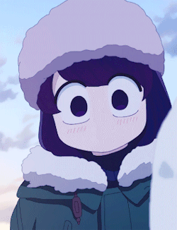 A Close Up Of A Cartoon Character Wearing A Fur Hat GIF