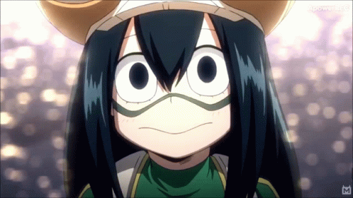 A Close Up Of A Cartoon Character Wearing A Hat And A Green Shirt . GIF