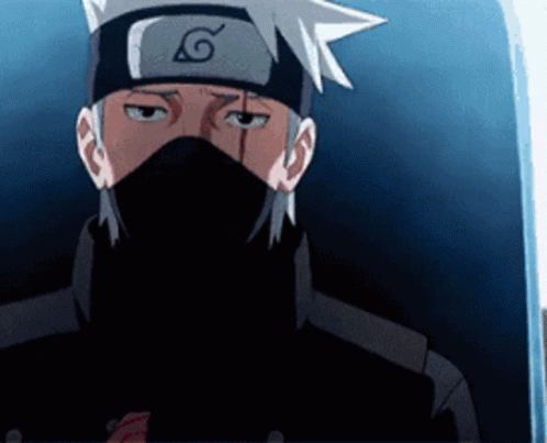 A Close Up Of A Cartoon Character Wearing A Mask And A Headband With The Letter G On It . GIF
