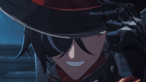 Close Up Of Cartoon Character With Red Hat GIF