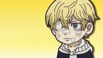 A Close Up Of A Cartoon Character With A Bandage On His Eye GIF