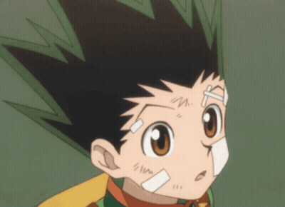 A Close Up Of A Cartoon Character With A Bandage On His Forehead GIF