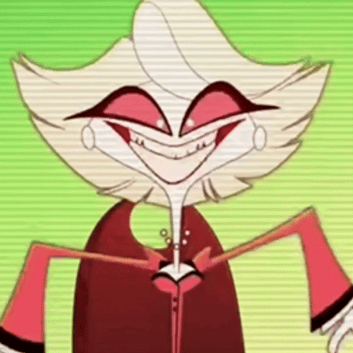 A Close Up Of A Cartoon Character With A Big Smile On His Face And Arms . GIF