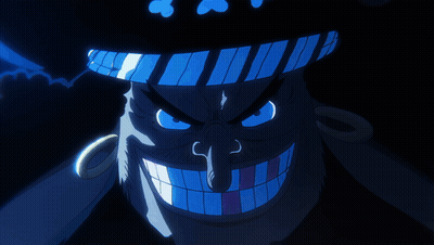 A Close Up Of A Cartoon Character With A Big Smile On His Face GIF