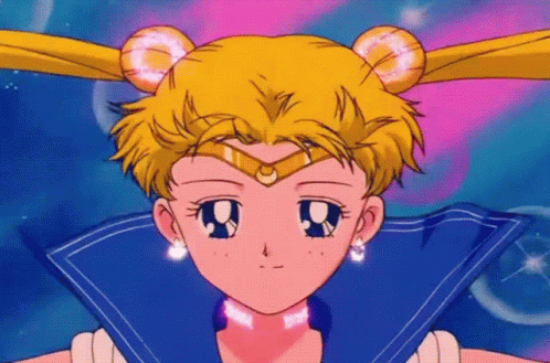 A Close Up Of A Cartoon Character With A Blue Collar GIF