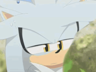 A Close Up Of A Cartoon Character With A Blue Tear Coming Out Of His Eye GIF
