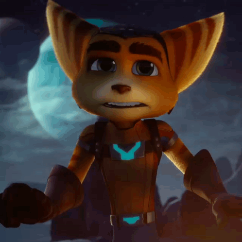 A Close Up Of A Cartoon Character With A Blue Y On His Chest GIF