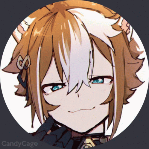 A Close Up Of A Cartoon Character With A Candy Cage Logo In The Corner GIF