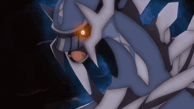 A Close Up Of A Cartoon Character With A Glowing Eye GIF