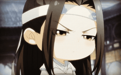 A Close Up Of A Cartoon Character With A Headband On His Head GIF