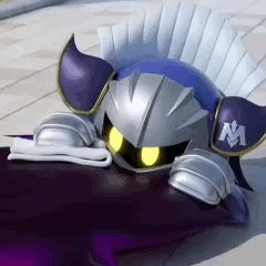 A Close Up Of A Cartoon Character With A Helmet On . GIF