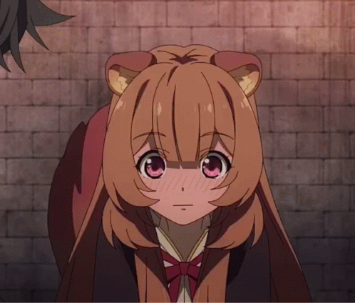 A Close Up Of A Cartoon Character With A Lion 'S Ears GIF