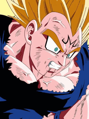 A Close Up Of A Cartoon Character With A M On His Face GIF