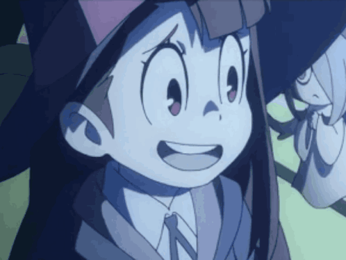 A Close Up Of A Cartoon Character With A N On Her Shirt GIF