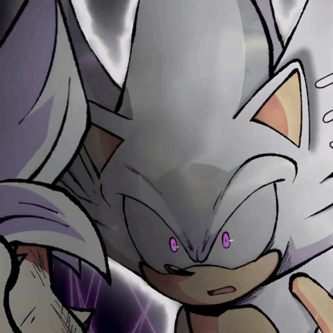 Close Up Of Cartoon Character With Purple Eye GIF