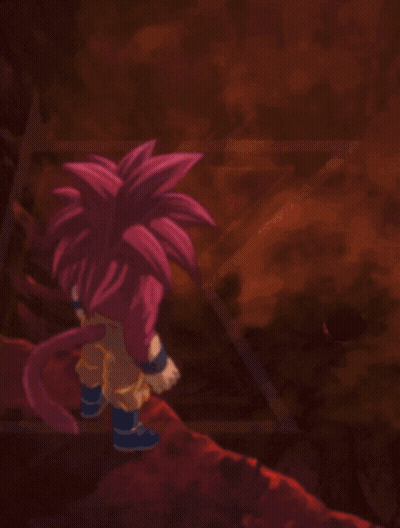 A Close Up Of A Cartoon Character With A Red Hair GIF