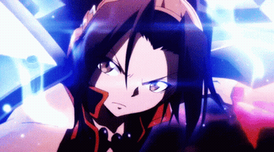 A Close Up Of A Cartoon Character With A Serious Look On Her Face GIF