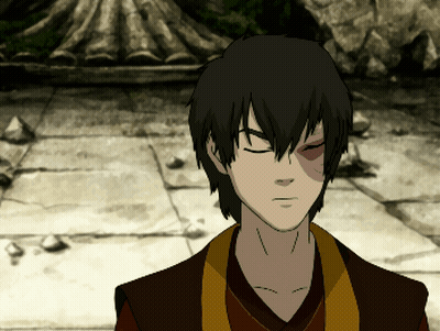 A Close Up Of A Cartoon Character With A Serious Look On His Face GIF