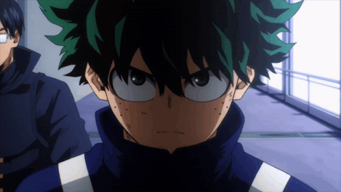 A Close Up Of A Cartoon Character With A Serious Look On His Face GIF