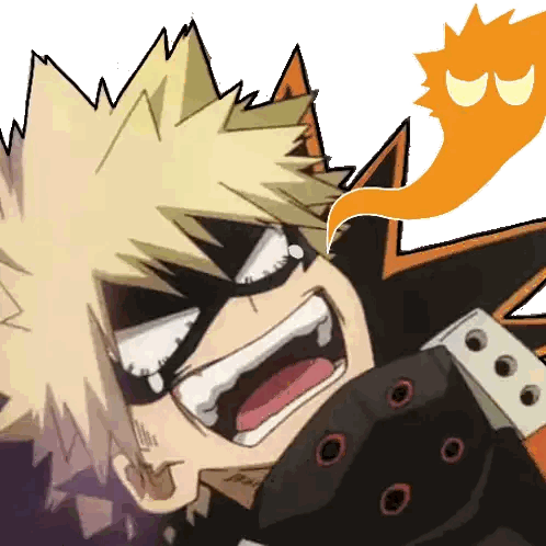 A Close Up Of A Cartoon Character With A Speech Bubble Sticker