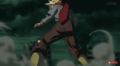 A Close Up Of A Cartoon Character With A Subscribe Button GIF