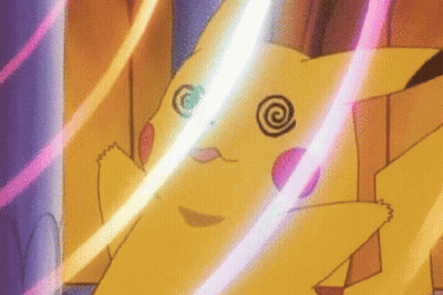 A Close Up Of A Cartoon Character With A Swirl In His Eyes And A Swirl In His Eyes . GIF