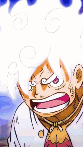 A Close Up Of A Cartoon Character With A Swirl In His Hair GIF