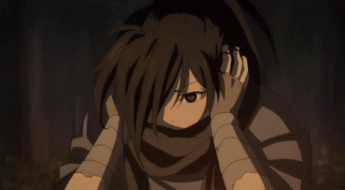 A Close Up Of A Cartoon Character With A Sword GIF