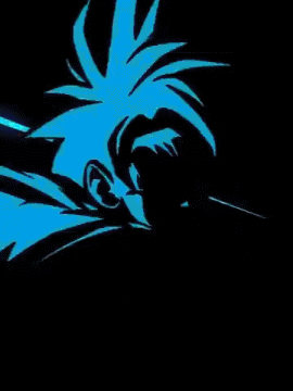 A Close Up Of A Cartoon Character With A Sword In His Hand GIF