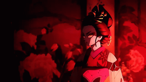 A Close Up Of A Cartoon Character With A Very Angry Look On Her Face GIF