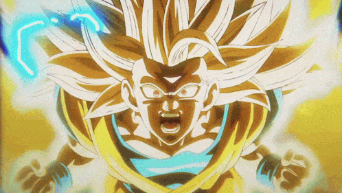 A Close Up Of A Cartoon Character With A Very Long Hair GIF