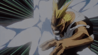 A Close Up Of A Cartoon Character With A White Shirt GIF