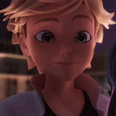 A Close Up Of A Cartoon Character With Big Eyes Smiling GIF