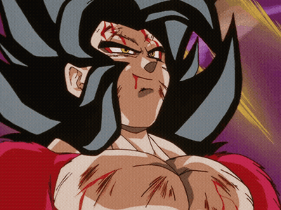 A Close Up Of A Cartoon Character With Blood Coming Out Of His Nose GIF