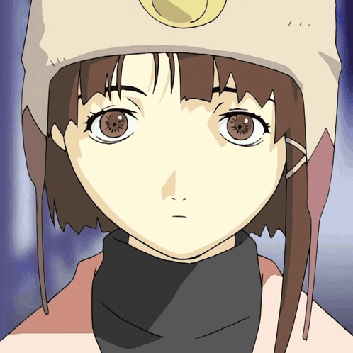 A Close Up Of A Cartoon Character With Brown Eyes GIF