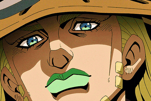 A Close Up Of A Cartoon Character With Green Lips GIF