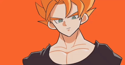 A Close Up Of A Cartoon Character With His Eyes Closed On A Red Background . GIF