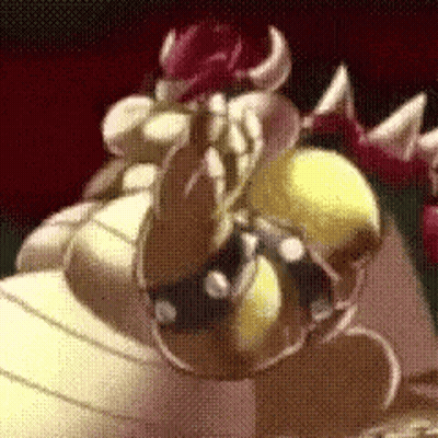 A Close Up Of A Cartoon Character With Horns And A Crown On His Head . GIF