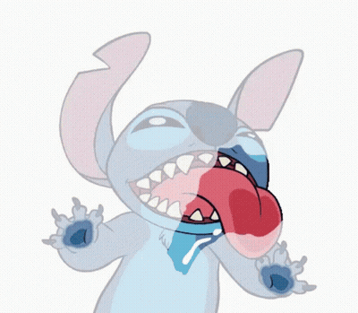 A Close Up Of A Cartoon Character With Its Mouth Open GIF