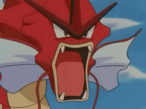 A Close Up Of A Cartoon Character With Its Mouth Wide Open GIF