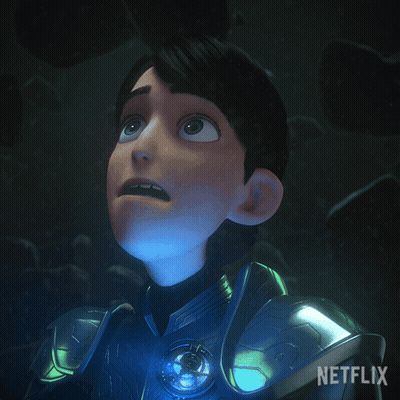 A Close Up Of A Cartoon Character With Netflix Written On The Bottom GIF