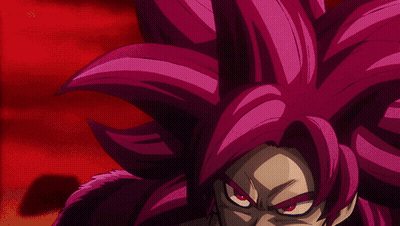 A Close Up Of A Cartoon Character With Pink Hair GIF
