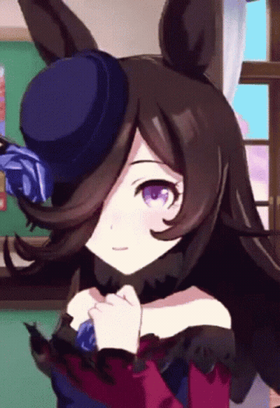 A Close Up Of A Cartoon Character With Purple Eyes GIF